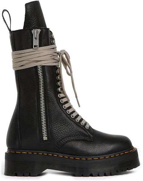 Dr. Martens 1918 Quad Leather Sole Calf Length Boot Rick 